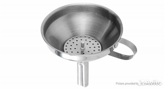 Воронка металлическая с сеткой 13 и 15 см