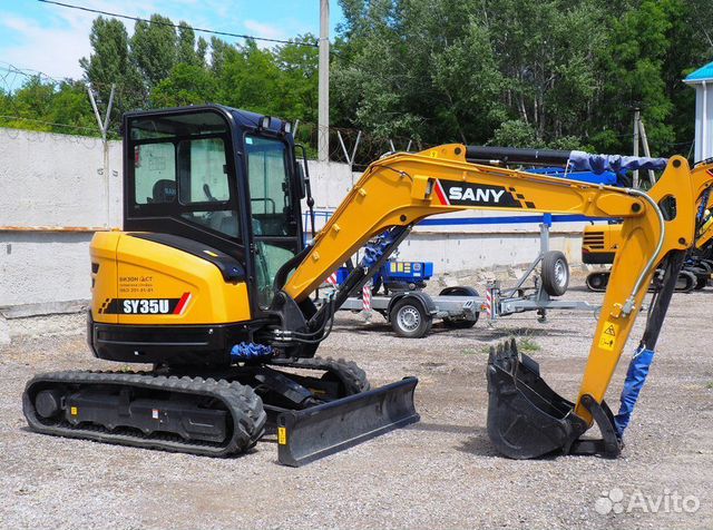Мини-экскаватор Sany SY35U, 2023