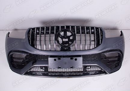 Передний бампер 6.3 AMG хром Mercedes GLS X167