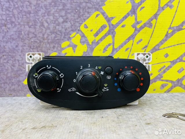 Блок управления печкой без кондиционера Логан 2