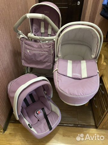 Коляска peg perego 3 в 1, возможно раздельно