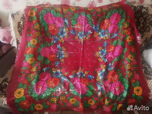 Платок большой с люрексом СССР