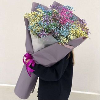 Букет. Цветы. Гипсофила