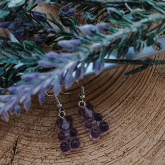 Серьги мишка Гамми