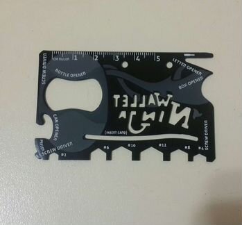 Кредитка wallet ninja сувенир подарок все в одном