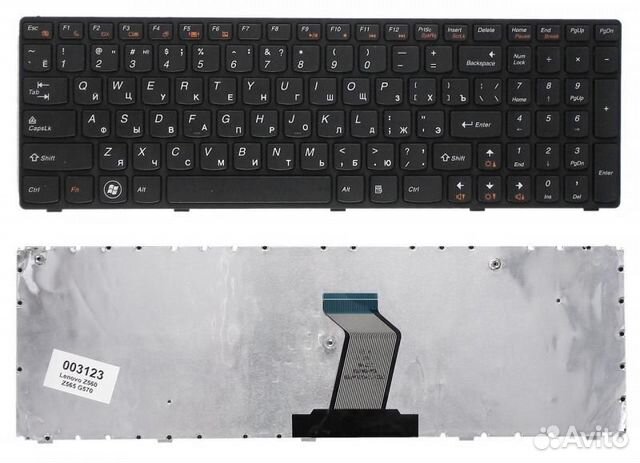 Клавиатура для ноутбука Lenovo G570, Z560, G770