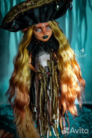 Ooak monster high Хоулин Гриб Поганка лисичка ооак