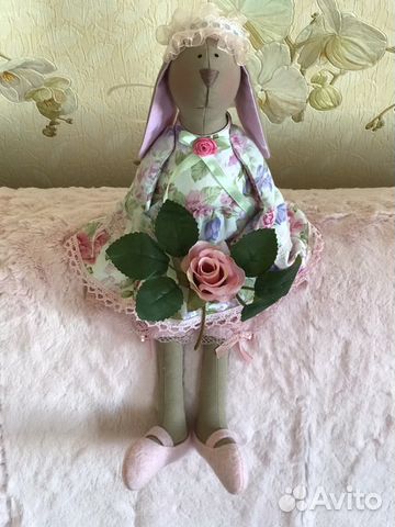 Интерьерная текстильная кукла