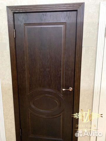 Дверь межкомнатная Престиж каштан