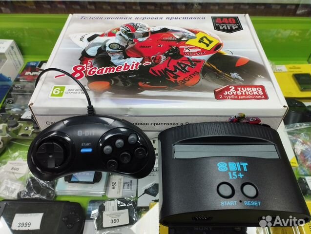 8-bit moto (440 встроенных игр)