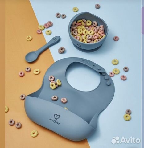 Набор для кормления силиконовый для малышей