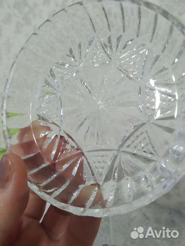 Хрустальная икорница. Ключница