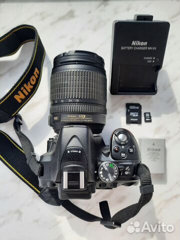 Комплект Nikon D5300, объектив Kit18-105мм