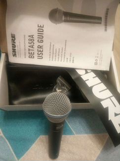Концертный микрофон Shure SM-58, beta 58, neumann