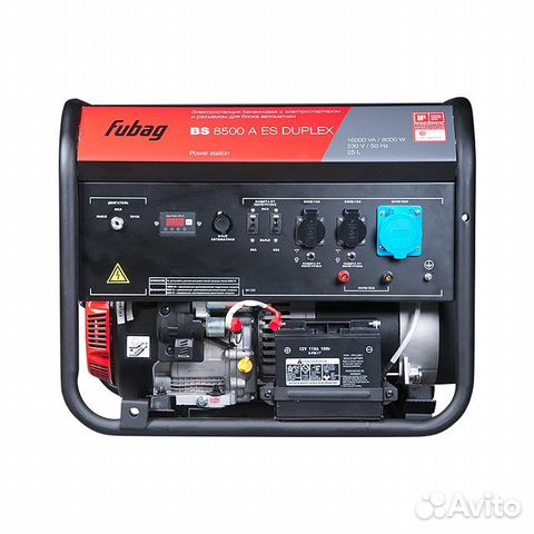 Генератор бензиновый Fubag BS 8500 A ES duplex