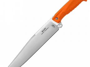 Нож "Марс" оранжевая рукоять сталь D2