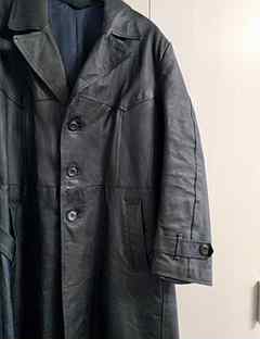 Кожаное пальто мужское 52 размера