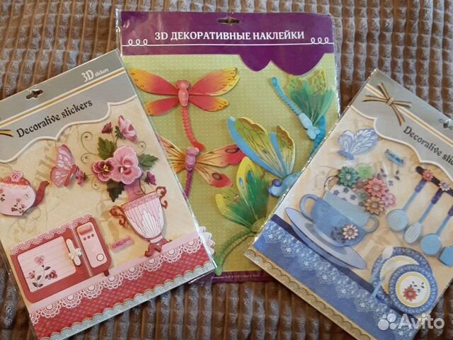 3D наклейки декоративные интерьерные Новые