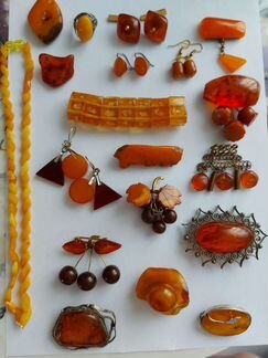Изделия из янтаря СССР