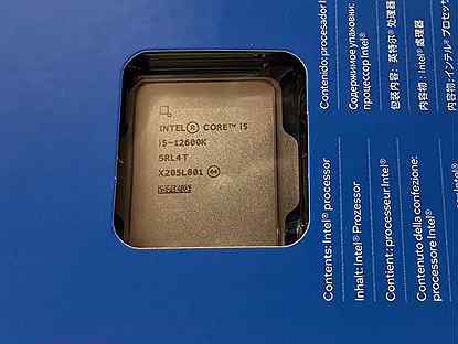 Новый Процессор Intel Core I5-12600k