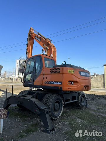 Колёсный экскаватор DOOSAN DX160W, 2022