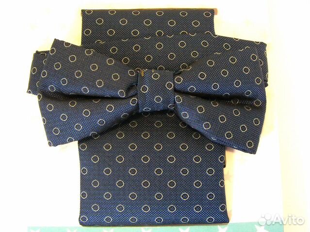 Галстук - бабочка и платок набор детский