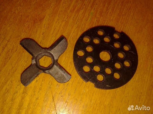 Нож, решетка на советскую электромясорубку