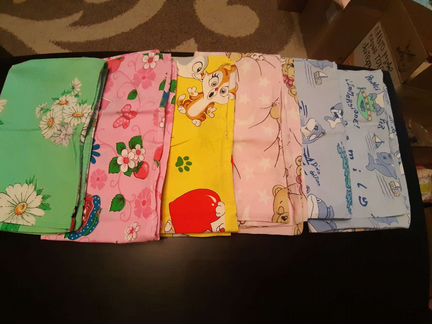 Наволочки детские и пододеяльники,простыни на рези