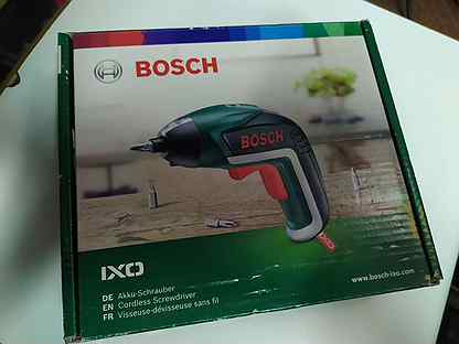 Аккумуляторная отвертка Bosch ixo v