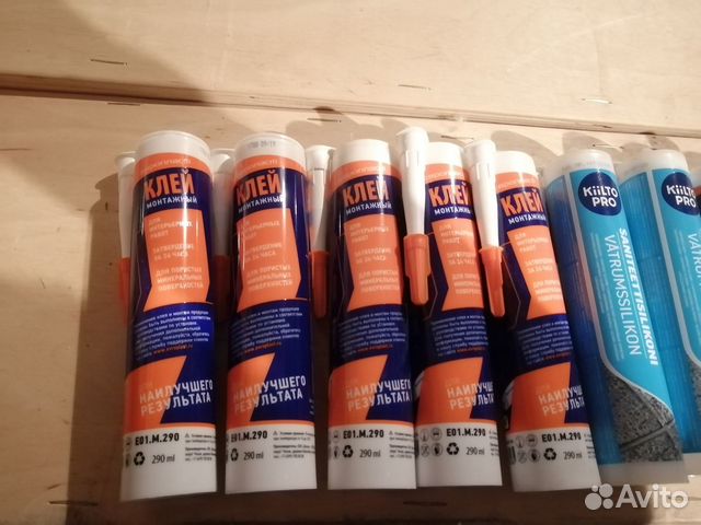 Герметик акриловый и силиконовый, клей монтажный купить в Москве ...
