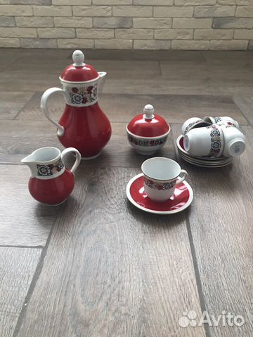 Сервиз кофейный гдр Винтаж