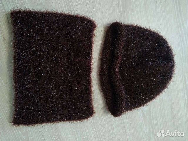 Женская шапка и снуд