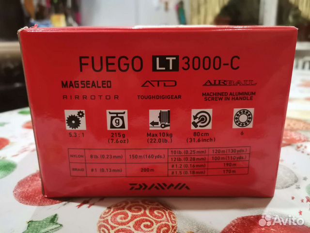 Катушка daiwa fuego 17 LT3000 С