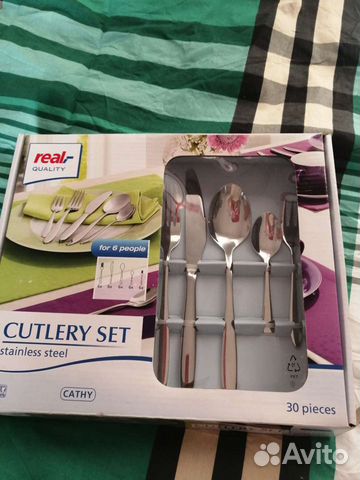 Набор столовых приборов новый