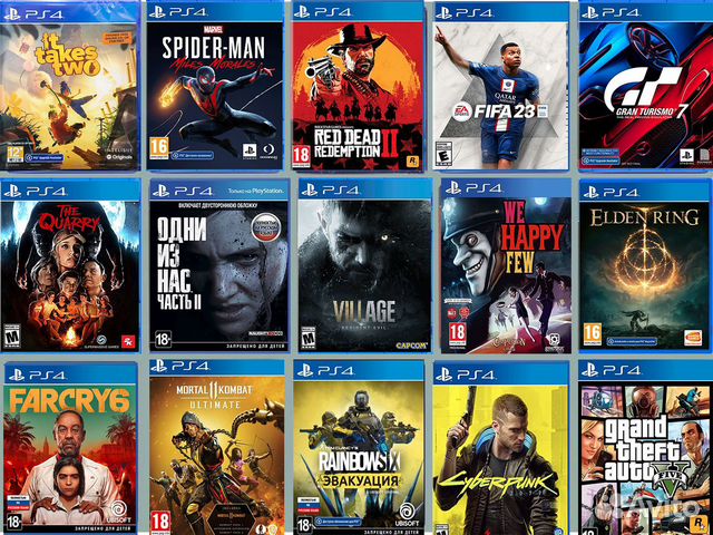 Игры PS4 в ассортименте + Trade-In