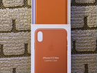 Apple Leather case iPhone XS Max объявление продам