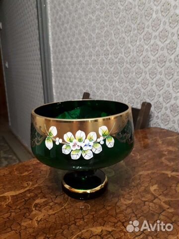 Ваза для фруктов богемия