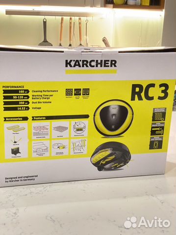 Робот пылесос karcher RC3