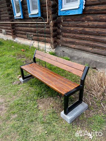 Скамейка садовая парковая