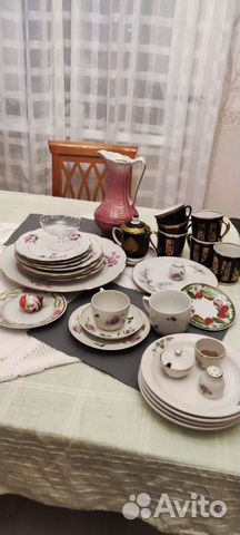 Фарфоровая посуда СССР фарфор лфз Дулево Богемия