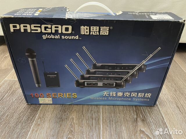 Радиосистема Pasgao с головными микрофонами
