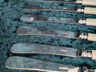 Набор ножей для масла, серебрение, epns, Англия объявление продам