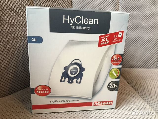 Пылесборник Miele HyClean GN XL + hepa фильтр