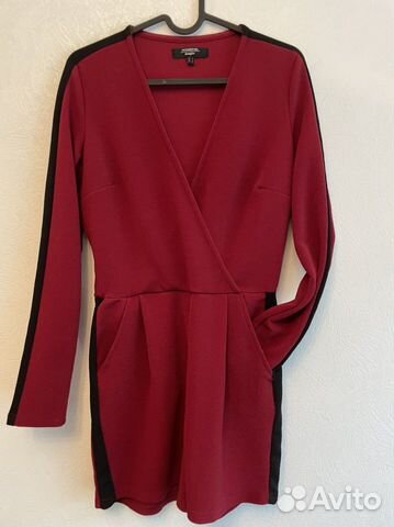 Бардовый комбинезон шорты S