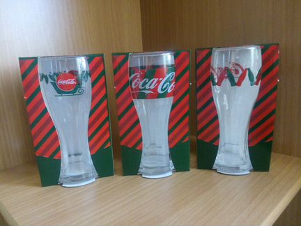 Бокалы Кока-кола, стаканы