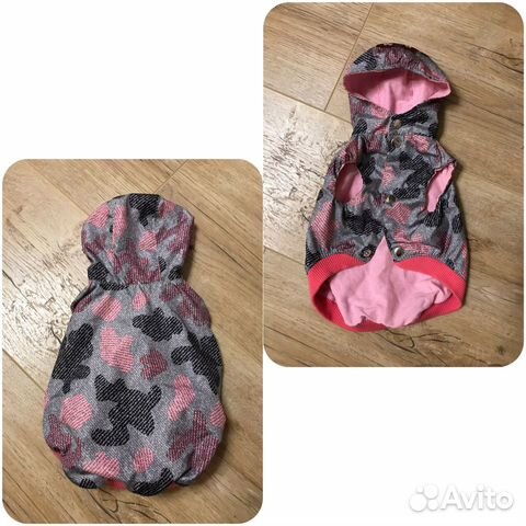 Плащ-дождевик и шлейка для чихуахуа