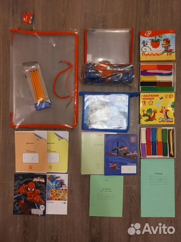 Новые папки А3/А5, пенал, пластилин