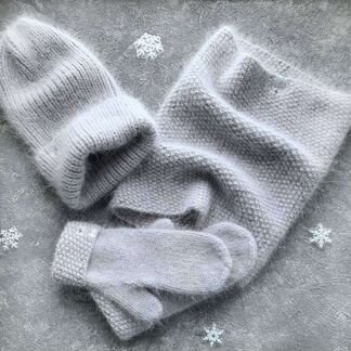 Шапка снуд и варежки