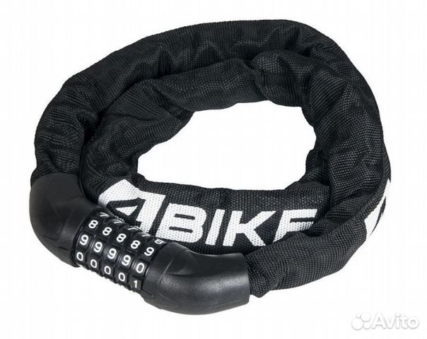 Велозамок противоугонный, цепь 6x1000 мм