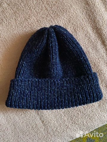 Шапка новая мужская вязание ручное